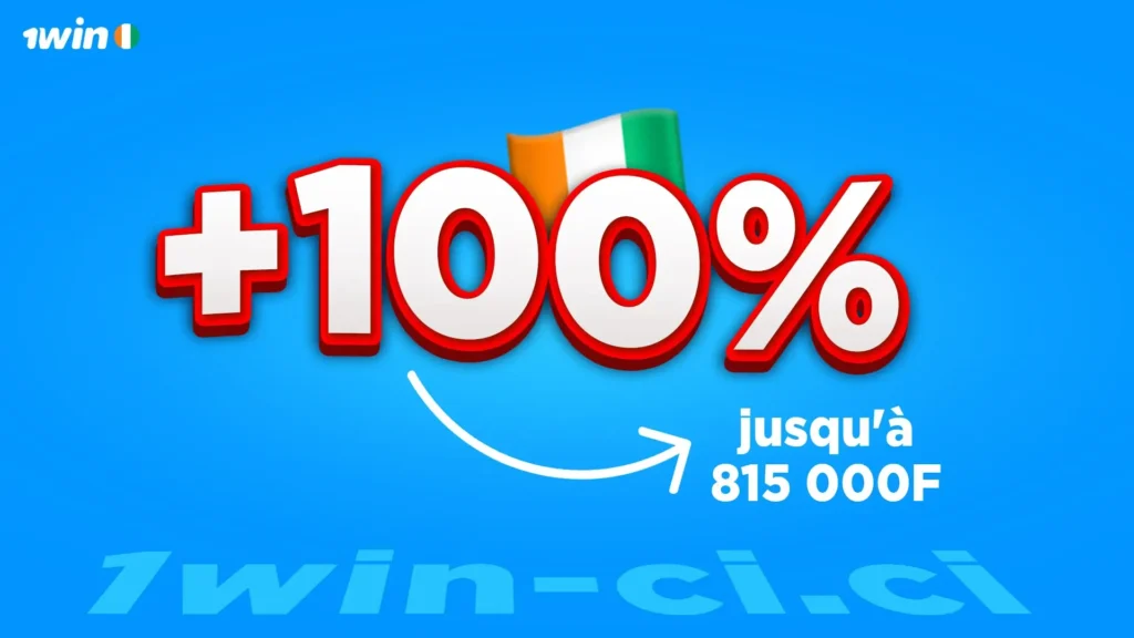 Bonus de premier dépôt +100 % jusqu'à 50 000 ₣